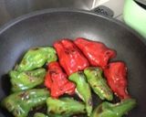 簡単☆ピーマンとナスのヘルシー肉詰め作り方8写真