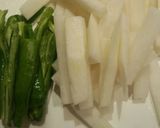 絶品☆豚肉と大根とししとうの炒め物作り方1写真