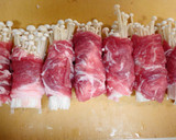 ＊簡単＊えのきの豚肉巻き＊作り方1写真