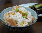 鮭の炊き込みご飯。作り方7写真