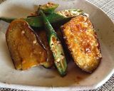 ナスとオクラの味噌炒め作り方6写真