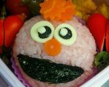 キャラ弁♪お口ぱっくりモッピー♡作り方4写真
