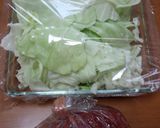 レンジで簡単　スープ☆キャベバーグ作り方1写真