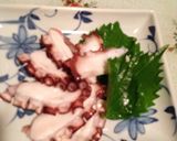 生タコを甘くて柔らかジューシーな刺身に作り方4写真
