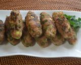 豚ひき肉とセロリの焼きソーセージ風作り方9写真