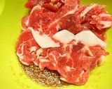 梨とポン酢で豚こま炒め作り方2写真