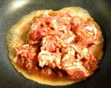 梨とポン酢で豚こま炒め作り方5写真