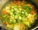 青梗菜とトマトの中華風スープ作り方3写真