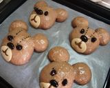 テディ風くまさんパン作り方14写真