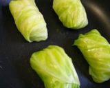 明太子ご飯の焼きロールキャベツ作り方5写真