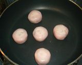 いきなり団子風な桜色だんご作り方9写真