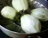 蒸しなすのわさび醤油ひたし作り方1写真