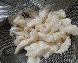 鶏肉の湯びき、モロヘイヤと梅肉和え作り方4写真