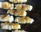 豚バラのネギ巻焼き☆焼肉のタレで作り方4写真