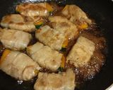 かぼちゃの豚肉巻き作り方3写真