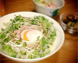 とろ～り卵のサバ味噌かいわれうどん。作り方6写真