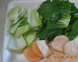 簡単♪青梗菜と帆立のオイスターソース炒め作り方3写真