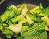 簡単♪青梗菜と帆立のオイスターソース炒め作り方5写真