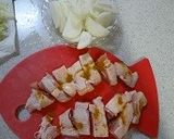 鶏肉と玉葱の炒めもの作り方1写真