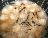 ベビーほたての炊き込みご飯作り方3写真