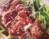 とり肉のテリマヨ丼作り方4写真