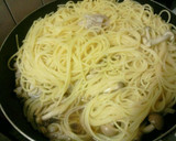 しめじと豚バラ☆和風パスタ～ネギ風味～作り方4写真