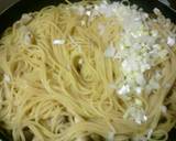 しめじと豚バラ☆和風パスタ～ネギ風味～作り方5写真