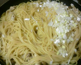しめじと豚バラ☆和風パスタ～ネギ風味～作り方5写真