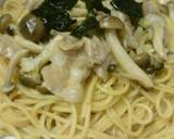 しめじと豚バラ☆和風パスタ～ネギ風味～作り方6写真