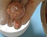 二種の味♪なめこミートボールキャラ弁作り方2写真