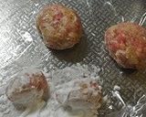 二種の味♪なめこミートボールキャラ弁作り方3写真