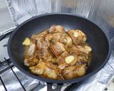 蒟蒻大豆入りスペアリブ煮・・秋にピッタリ作り方5写真