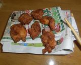 さっぱりガッツリ鳥唐みぞれ煮作り方1写真