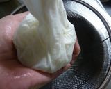水にさらしたみじん玉ねぎを無駄なく取る！作り方4写真