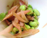 枝豆と茗荷ピクルスの和えもの*作り方3写真