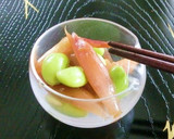 枝豆と茗荷ピクルスの和えもの*作り方4写真