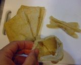 玉子を薄揚げに入れて信田煮(^−^)☆作り方3写真