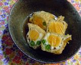 玉子を薄揚げに入れて信田煮(^−^)☆作り方11写真
