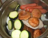 蒸し豚・夏野菜といっしょに作り方3写真