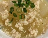 冬瓜のふわっふわ鶏そぼろあんかけ☆*ﾟ作り方5写真