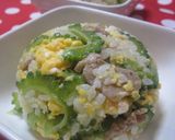苦くないよー(≫‿ ≪♪ゴーヤ炒飯①作り方7写真