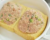 ほろ苦スパイシー肉詰め厚揚げのチーズ焼き作り方3写真