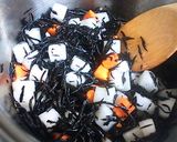 大豆入り芽ひじきの煮物☆五目豆風作り方5写真