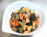 大豆入り芽ひじきの煮物☆五目豆風作り方10写真