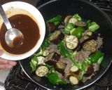 なす味噌炒め♪簡単ピーマンひき肉作り方6写真