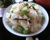 新生姜と枝豆と塩昆布の混ぜご飯作り方8写真