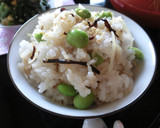 新生姜と枝豆と塩昆布の混ぜご飯作り方8写真