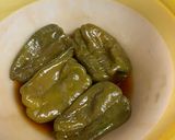 レンジで簡単！丸ごとピーマンの煮浸し作り方1写真