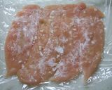 カリカリチーズが香ばし旨☆ササミロール♫作り方2写真