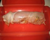 鶏胸の梅チーズロール作り方5写真
